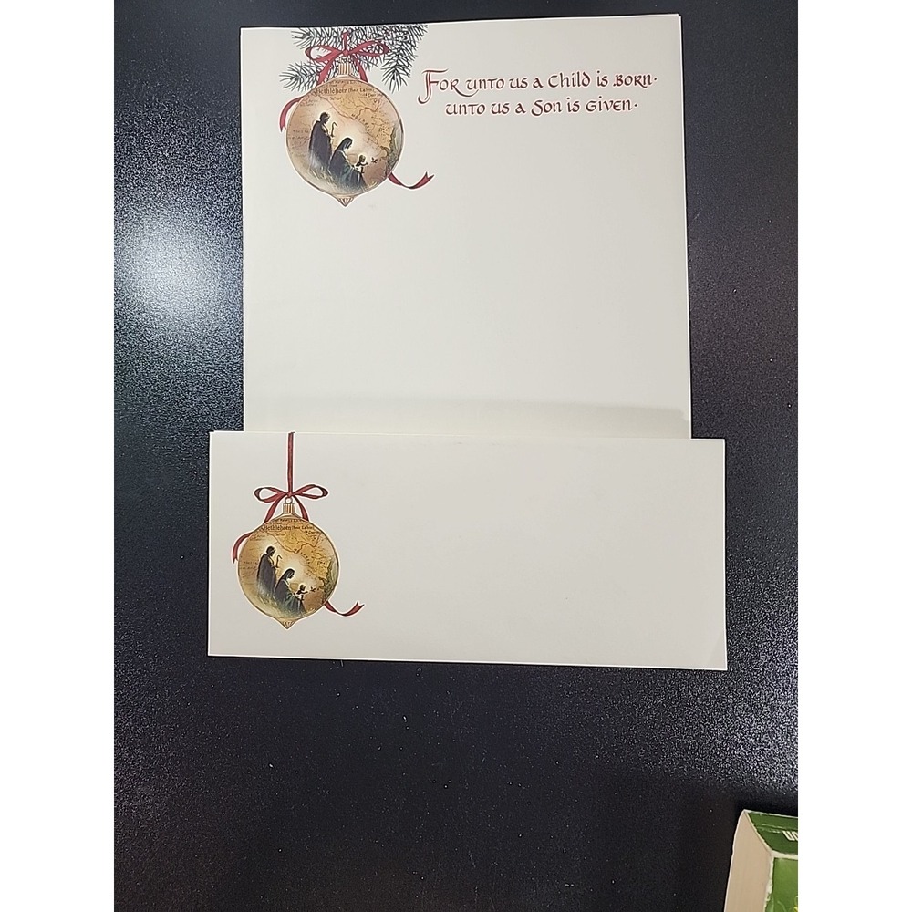 24 Sheets Computer Stationary Christmas Letter Announcments, Junk Journal Paper